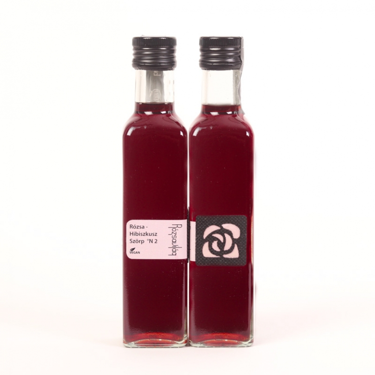 Rózsa – Hibiszkusz Syrup Rózsa – Hibiszkusz Syrup